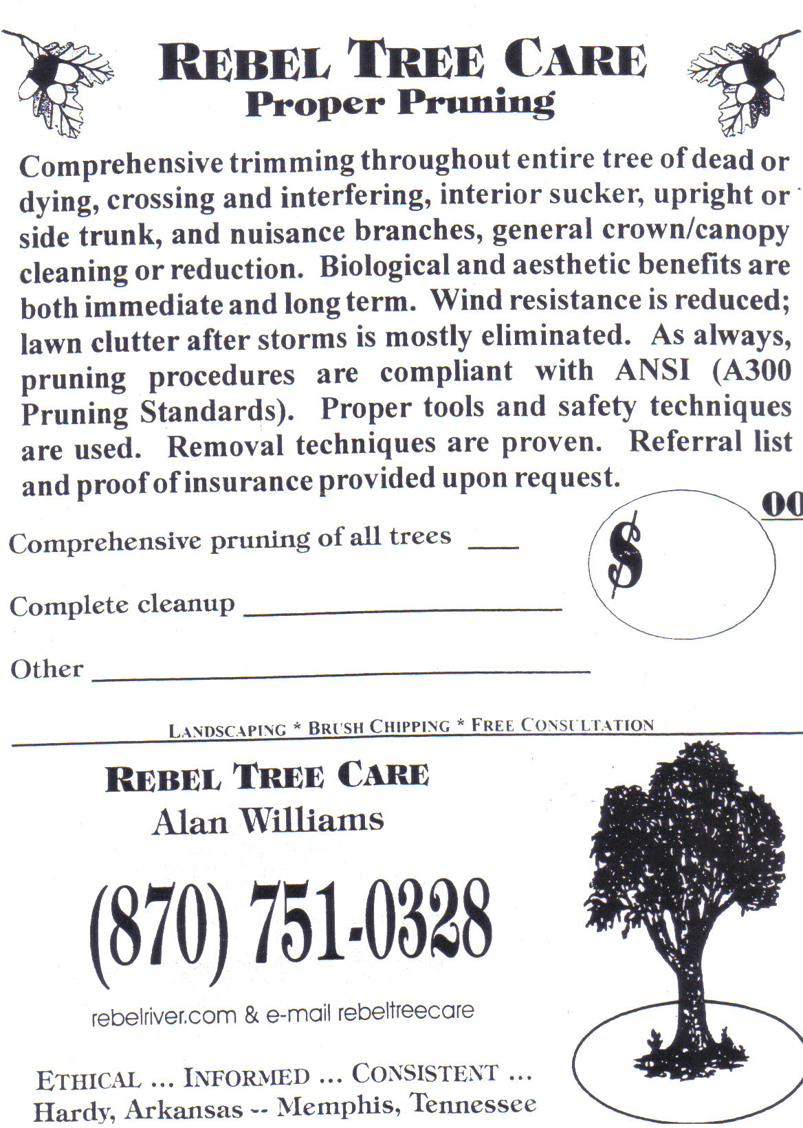 Rebel Tree Care--General Contract